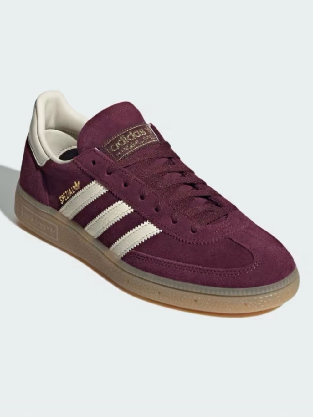 adidas women’s Spezial Suede Sneaker - burgundy